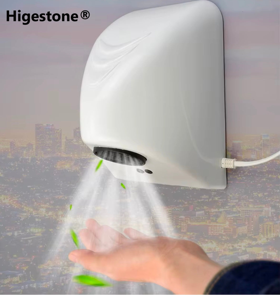 Higestone Handdroger Mini - 1400 Watt - Droogtijd: 15 sec.
